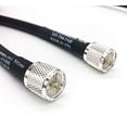 thumbnail image 1 of LMR-400 Low Loss Jumper - CB Ham Radio Antenna Coax Cable - PL259 Male to Male UHF Connectors - Made in USA (50 Feet), 1 of 3
