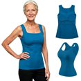 thumbnail image 1 of LMSOBT Tank Tops With Built In Bras Comfort Support Sewn In Bra Tank Tops for Women Plus Size Shelf Bra Tanktop for Senior, 1 of 4
