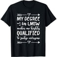 thumbnail image 1 of LMSW Degree Licensed Master Social Worker Graduation MSW T-Shirt, 1 of 4