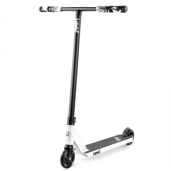 LMT69V2 Professional Trick Scooter - Stunt Scooter for Beginners & Intermediates, Suitable for Kids, Teens, and Adults Aged 8+(White)