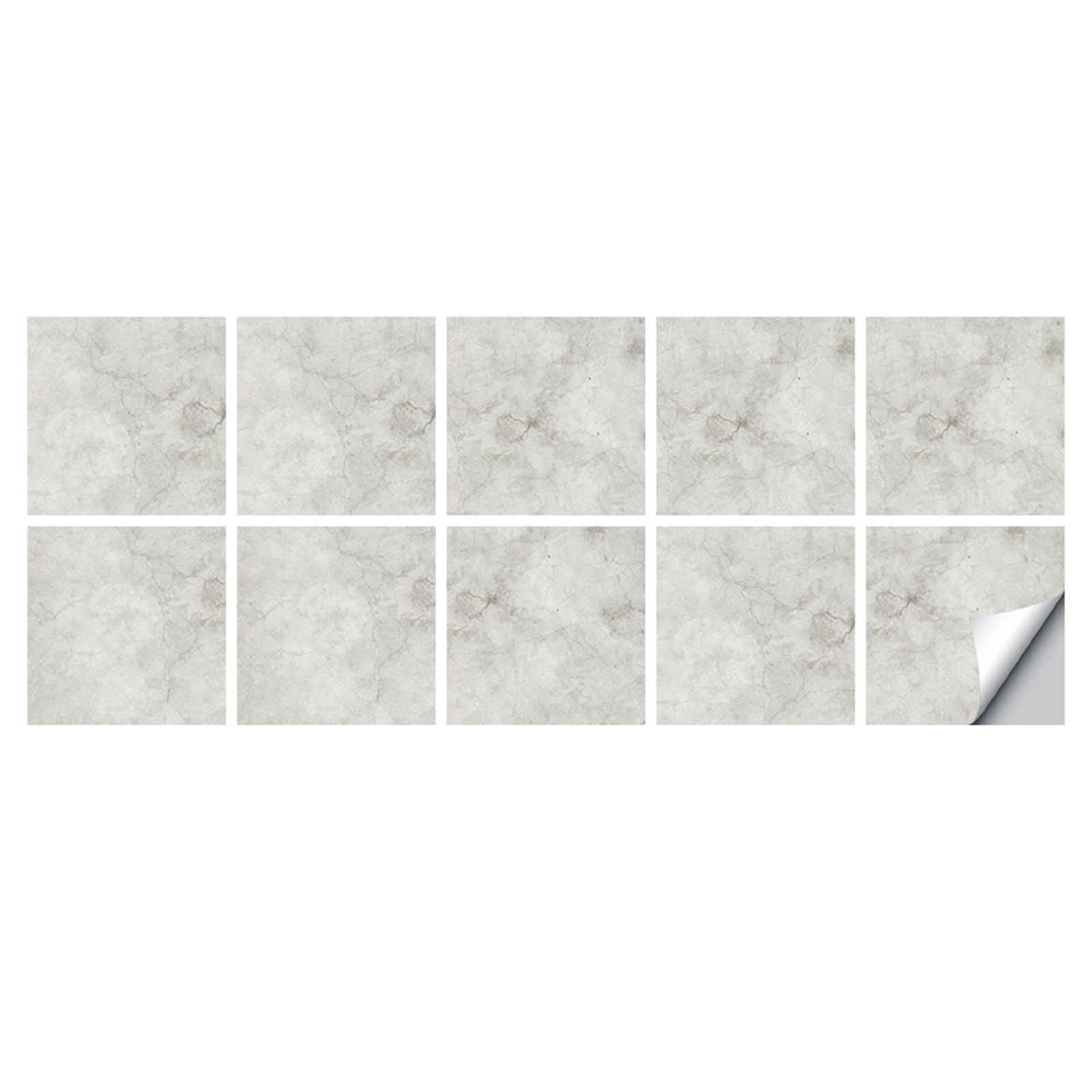LMTODLFG 10-Sheets Peel and Stick Backsplash 3D Tile Sticker Self ...
