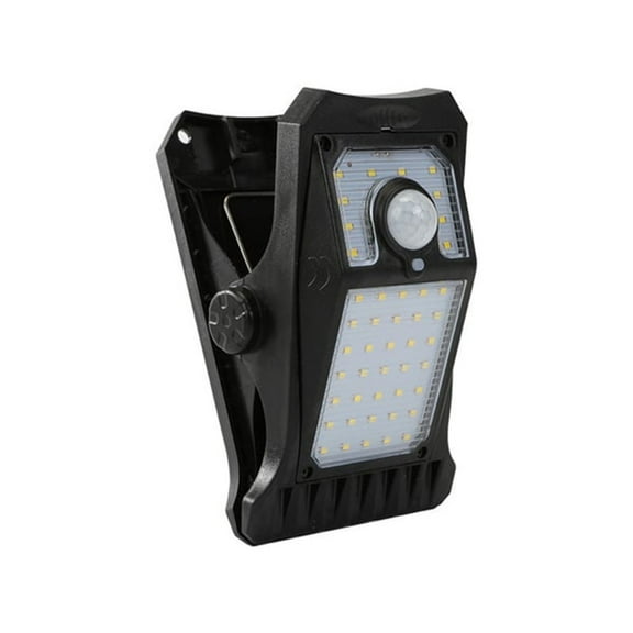 LMTODLFG 118Leds Solar Lights Outdoor Clip Motion Sensor Lights Security Light 3 Modes, 3 Color Temperature, Solar Powered, USB Charging