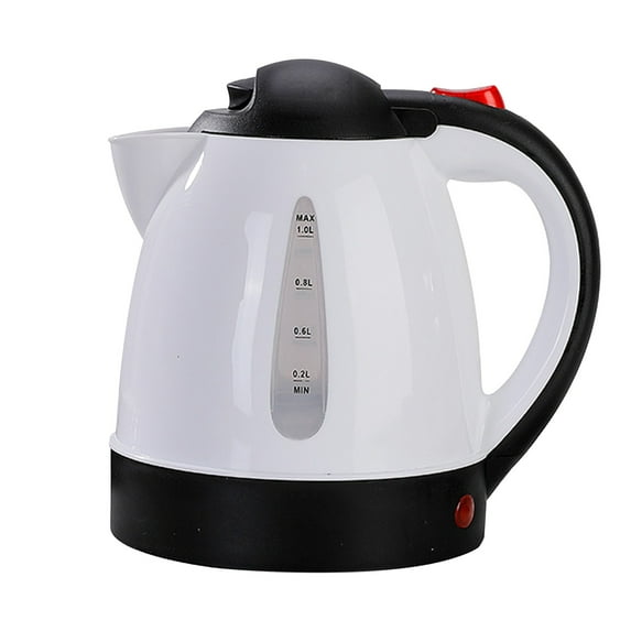LMTODLFG 12V Car Kettle & Water Heater - Battery Powered Coffee Maker with Auto Shut-Off, Portable Electric Kettle for Truck RV Travel, Fast Boiling 12V Car Kettle Water Boiler for Tea/Coffee White