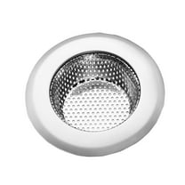 LMTODLFG 2PCS Mesh Sink Strainer for Kitchen Stainless Steel Sink Drain Strainer Filter Sink Screen Large Wide Rim 4.5" Diameter Sink Food Catcher Drain Basket Strainers Garbage Disposal Drain Screen