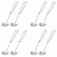thumbnail image 1 of LMTODLFG 8 Pcs Egg Whisk Sauce Whisk Gravy Whisk Scandinavian Type Flat Whisk Handheld Stainless Steel Wire, Small Spring Coil Whisk Egg Frother Milk Beater Blender Spiral Whisk Whipper Cooking Tools, 1 of 9