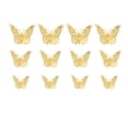 thumbnail image 1 of LMTODLFG Butterfly Decorations Dragonfly Wall Stickers, 12 Pcs Metal Wall Art for Bedroom Living Room (Gold), 1 of 2