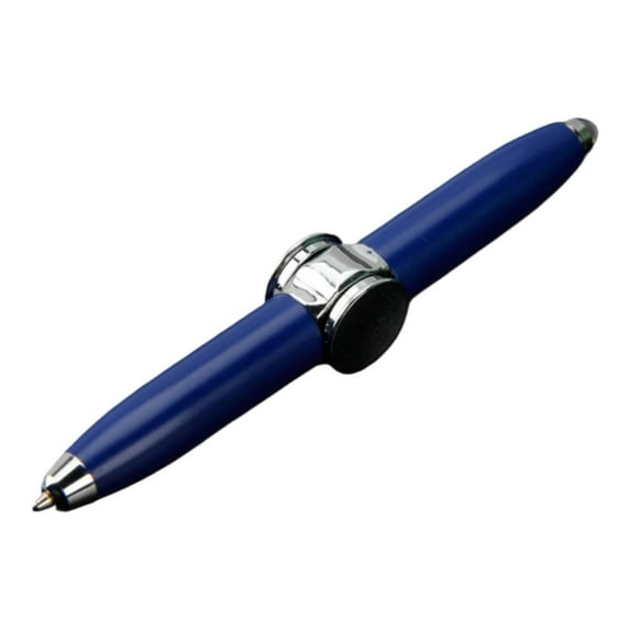 LMTODLFG Fidget Pen Spinner Pen with LED Light Multi Functional Cool Anxiety Pen Help Stress Reducer Thinking Ballpoint Pen Rotating Anti Stress Anxiety Gift Pen for Business