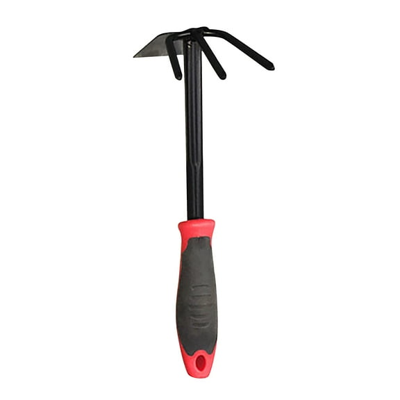 LMTODLFG Garden Hand Digger and Hoe Combo Garden Tool,Heavy Duty Hand Tiller,Garden Hoe,Cultivator,Non-Slip Handle & Anti-Rust Head is The Perfect Dual Headed Weeding Tool
