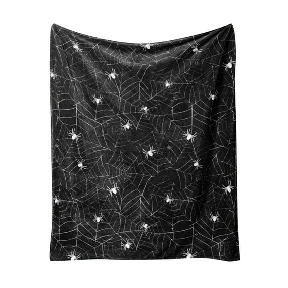 LMTODLFG Halloween Fleece Blankets Cozy Soft Lightweight Throw Blankets Decor for Girls Boys Kids Women