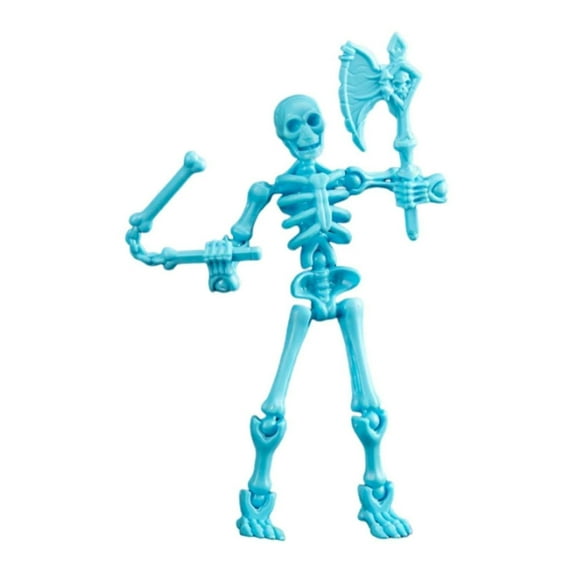 LMTODLFG Skeleton Action Figure, Movable Articulated Human Skeleton, Action Figure Wearing Multiple Sets of Weapons, Suitable for Collectors As Desktop Decorations