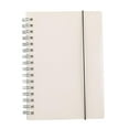 thumbnail image 1 of LMTODLFG Spiral Notebook A6 College Ruled Clear Frosted Hardcover Spiral Notebooks Journals Planner Thick Paper for Study and Notes, 1 of 2