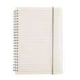 thumbnail image 1 of LMTODLFG Spiral Notebook A6 College Ruled Clear Frosted Hardcover Spiral Notebooks Journals Planner Thick Paper for Study and Notes, 1 of 2