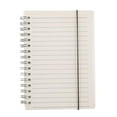 thumbnail image 1 of LMTODLFG Spiral Notebook A6 College Ruled Clear Frosted Hardcover Spiral Notebooks Journals Planner Thick Paper for Study and Notes, 1 of 2