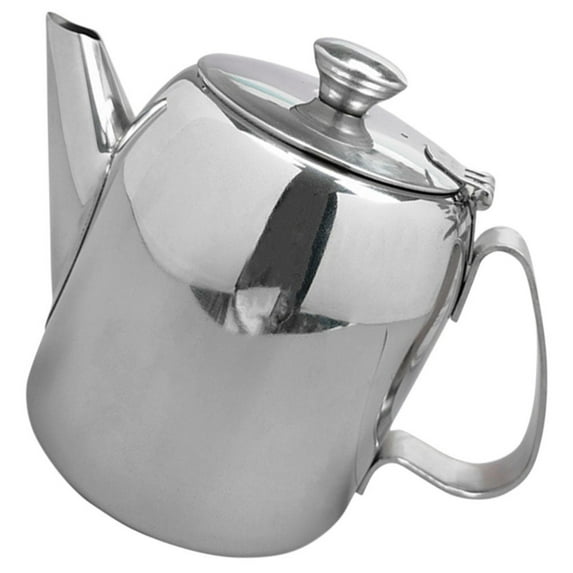 LMTODLFG Stainless Steel Camping Coffee Pot - Portable Percolator with Leakproof Lid & Foldable Handle for Stovetop/Backpacking | 304-Grade