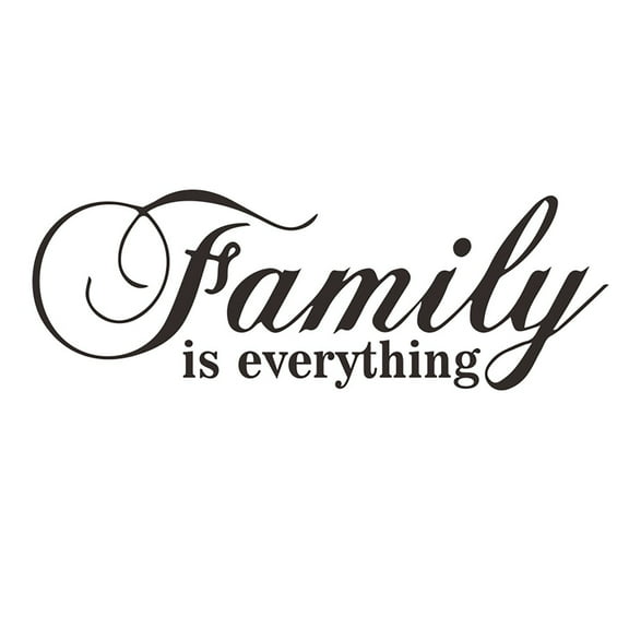 LMTODLFG Wall Decor Sticker Family is Everything Removable Vinyl Art Decal for Living Room Bedroom Decoration