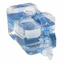 LMTODLFG Water Containers Water Jug with Faucet No Leakage with Lid and Handle, Water Storage Carrier Water Tank for Emergency, Hiking (7.5L/2 Gal)