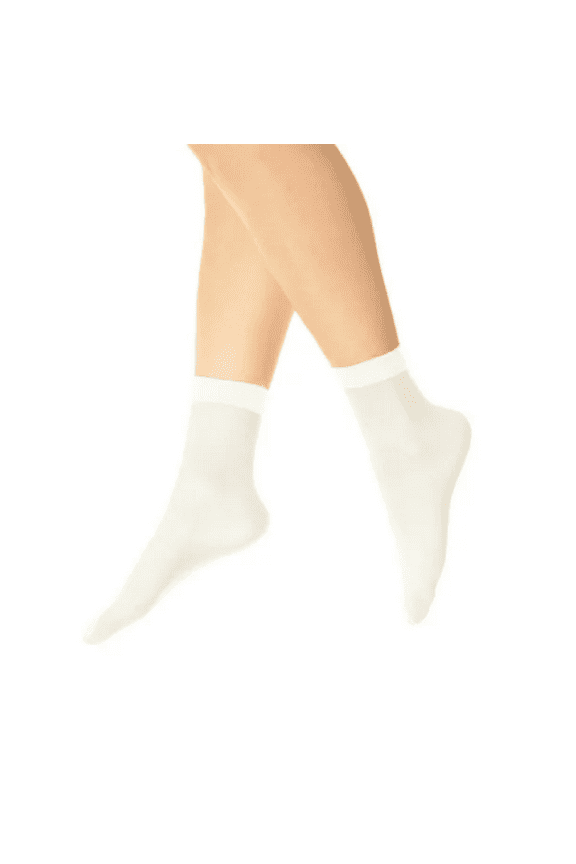 Womens Knee High Socks Ladies Ultra Thin Anti Hook Wear Transparent Flesh Colored Breathable Short Stockings Compression Socks White