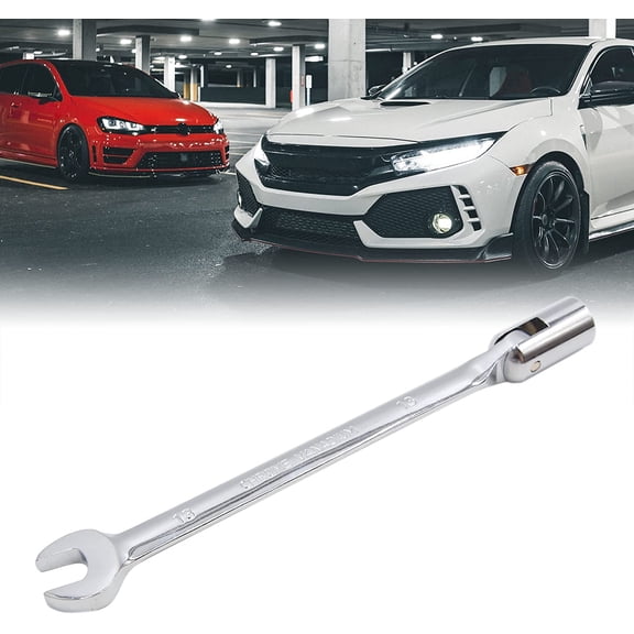 LMUMN-13mm Swivel Head Combination Socket Spanner Wrench Auto Car Repairing Tool