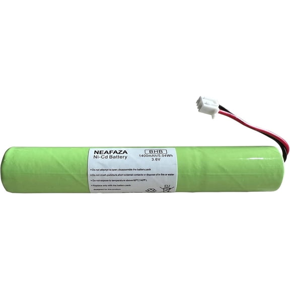 LMUMN-3.6V 1400mAh Ni-Cd Battery Replacement Compatible with Hurricane Spin Brush Scrubber Mop Cleaner Spin-Scrubber (1 Pack)