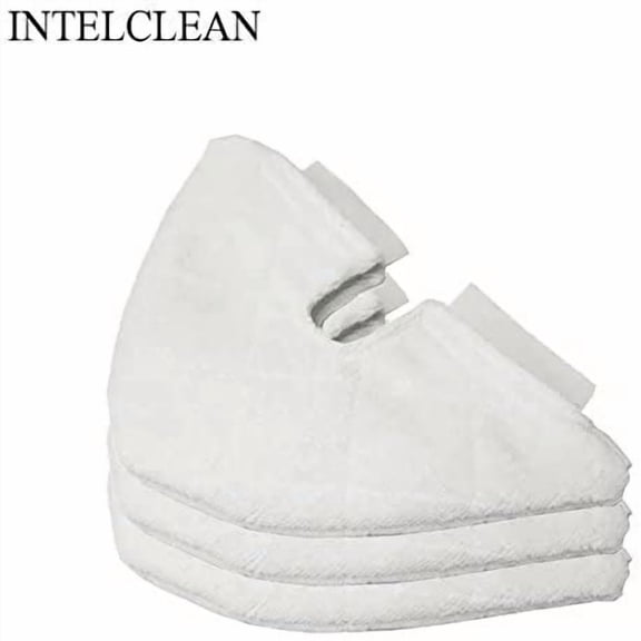 LMUMN-3 Replacement Triangle Pads Compatible with Shark Euro Pro Pocket Steam Mop S3501, S3601, S3801CO, S3901 with Triangle Mop Head