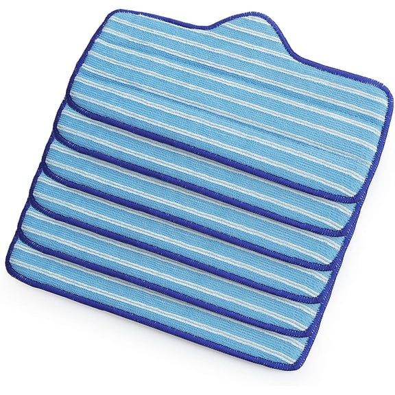 LMUMN-6 Packs of Premium Microfiber Pads, Compatible with Dupray Neat Steam Cleaner, Durable, Reusable and Machine Washable