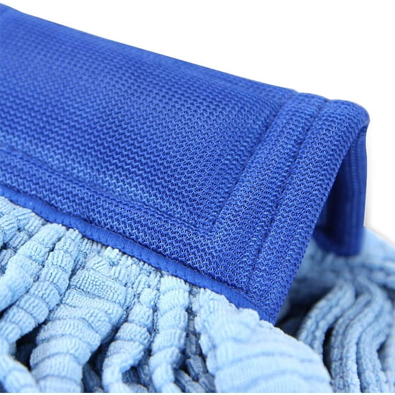 LMUMN-Arkwright Microfiber Tube Mop Head Replacement - Heavy Duty, Lint Free, Super Absorbent & Bleach-Safe, Janitorial Essential for Commercial & Industrial Floor Cleaning, 11 oz, Blue