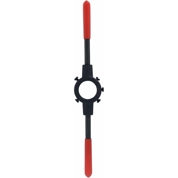 LMUMN-Die Stock Handle Wrench, 1.5 Inch / 38mm Adjustable Die Holder Tool, Metric M12 - M14 Heavy Duty Round Threading Tool with Non Slip Design