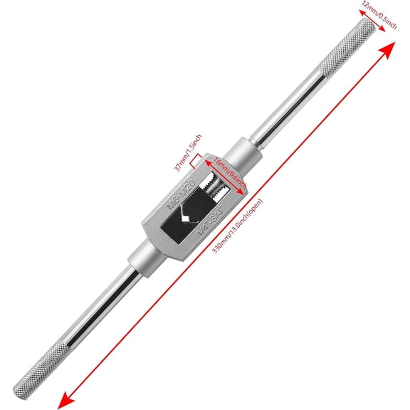LMUMN-M6-M20 Adjustable Tap Wrench Handle 1/4"-3/4" Tap Handle Reamer Tool