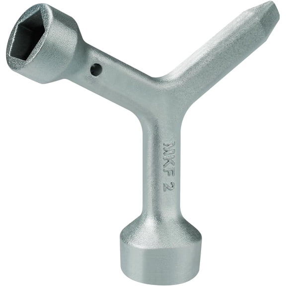 LMUMN-MKF2 Meter Curb Box Key triangle curb box wrench,Electric Box Key Water Meter Key for meter pit lids and meter box lids and curb box