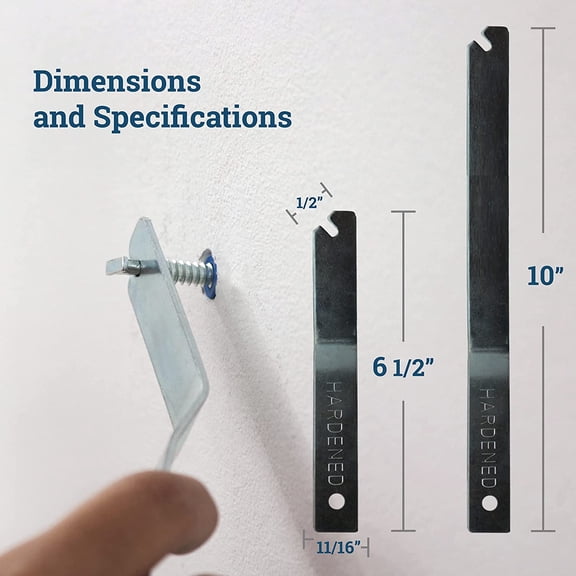 LMUMN-PHS T-Screw Security Wrench - 2-Pack Lock Wrench for Security Picture Hangers - Picture Hanger Tool for Installing & Removing T Screws on Artwork