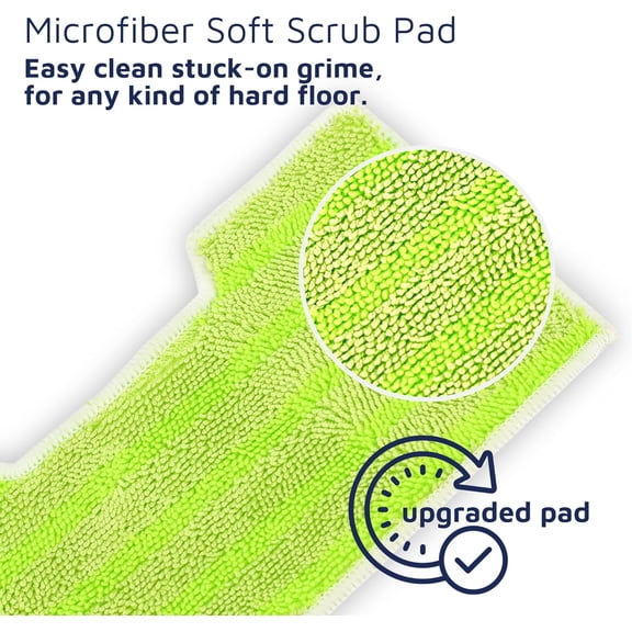 LMUMN-Replacement Mop Pads Compatible With Shark Vacmop VM252 VM250 VM200 VM190, Reuseable Washable Vacuum Mop Pad Refills