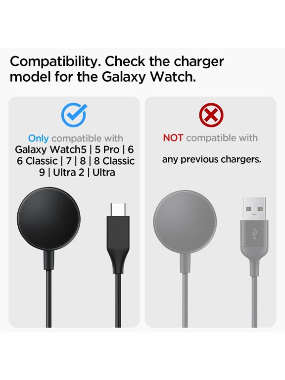 -for Samsung Galaxy Watch Charger Stand, Durable TPU Non-Slip Base
