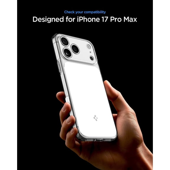 LMUMN-for iPhone 17 Pro Max Case, Ultra Hybrid T MagFit [Camera Control Button] [Compatible with Magsafe] - Glossy White