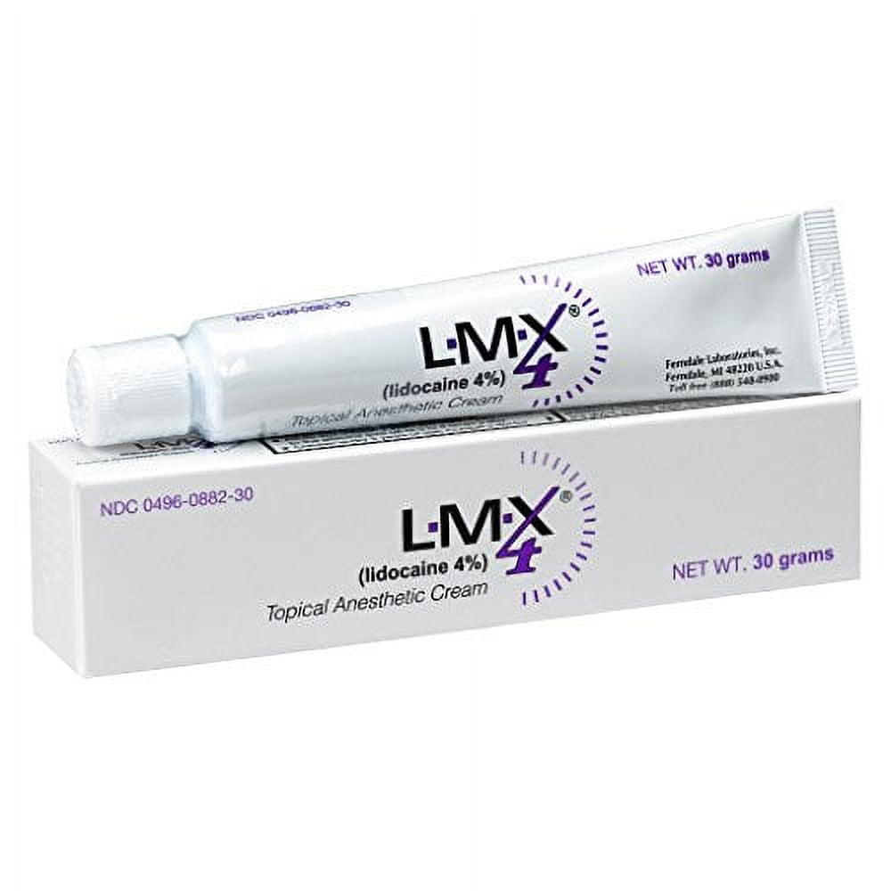 LMX 4 Topical Anesthetic Cream, 30 g HSA/FSA Eligible - Walmart.com