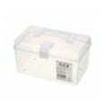 thumbnail image 1 of LMZM Portable Multi-use Clear Plastic Storage Container Box with Handle Latch Lock, 1 of 7