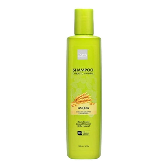 LMar Professional Hair Shampoo Avena Natural Extracts Damaged Hair 33.8oz