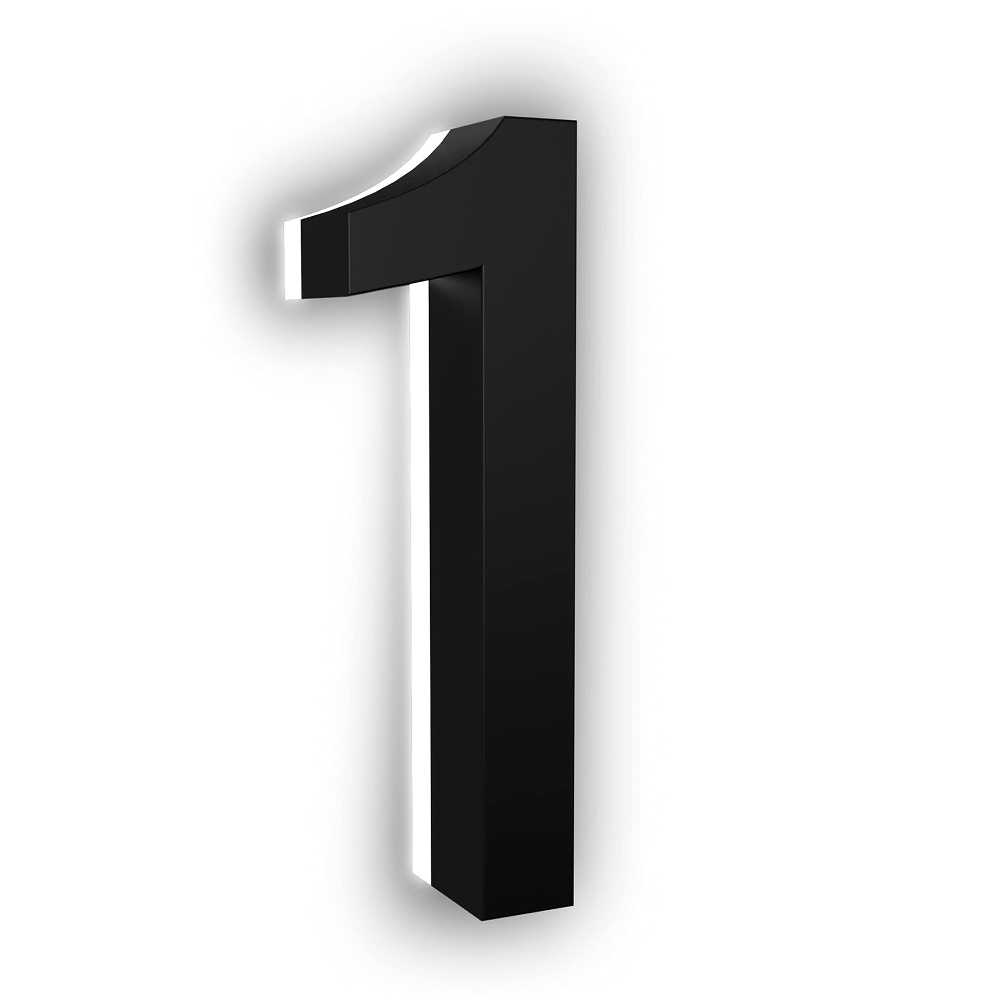 LN LUMANUMBERS 4 Inch House Numbers, Stainless Steel, Backlit LED 2700K ...