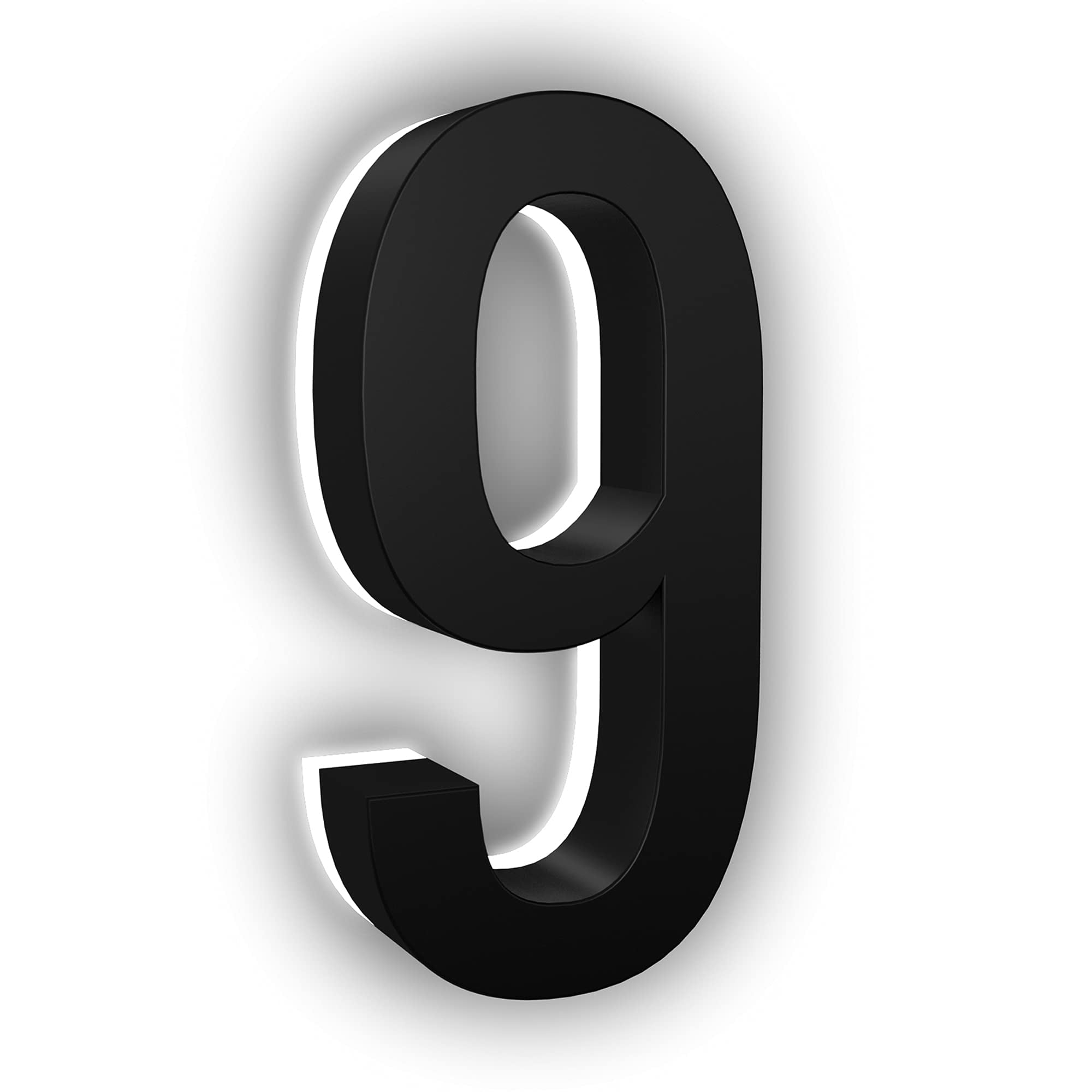 LN LUMANUMBERS 4 Inch House Numbers, Stainless Steel, Backlit LED 2700K ...