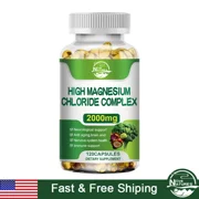 LN Magnesium Citrate 2000mg Supplement Supports Muscle, Bone Health, Relieve Fatigue 120 Capsules