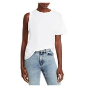 LNA Clothing Womens Leone Cotton Ruched T-Shirt