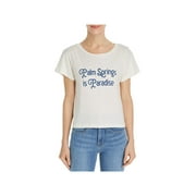 LNA Clothing Womens Palm Springs Cotton Graphic Slogan T-Shirt