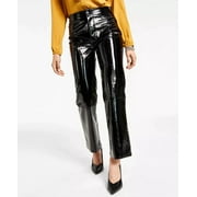 LNA Patent Faux-Leather Crinkled Pants