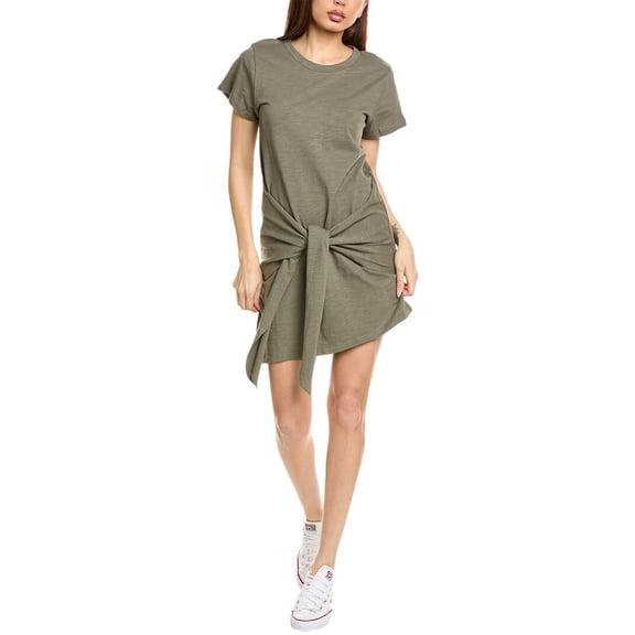 LNA womens Charlie Tie Waist T-Shirt, xs, Green