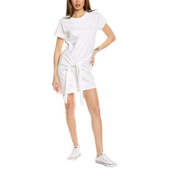 LNA womens  Charlie Tie Waist T-Shirt, xs, White