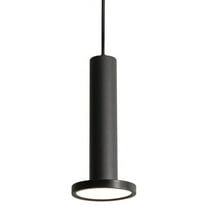 AFX  Luna LED Pendant with White Acrylic 12 Black Small 5 inch Under 6 Inches