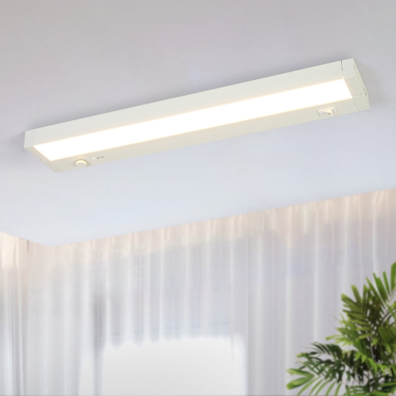 LNC 18 Inch LED Under Cabinet Light,9W,5CCT,900LM,PWM Dimmable,ETL Listed,for Kitchen,Pantry,Closet