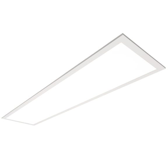 LNC 1x4 LED Flat Panel Light, Color & Brightness Selectable, Dimmable Drop Ceiling Light for Office, Garage, Kitchen, School, White