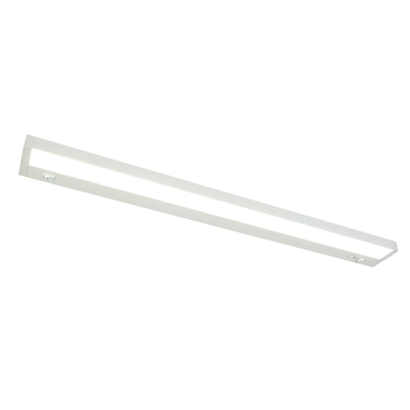 LNC 32-in 16W LED Under Cabinet Light, Slim Task Lighting, White, for Kitchen, Closet or Workspace