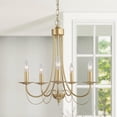 thumbnail image 1 of LNC 5-Light Modern/Contemporary Chandelier for Kitchen Island, Gold, 1 of 11