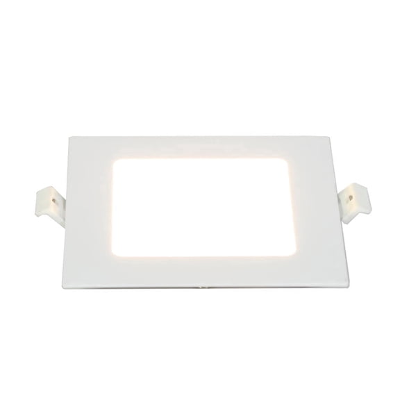 LNC 5 in. Dimmable Square Canless LED Recessed Light, 9W 3000K Warm White Ceiling Downlight for Kitchen and Hallway